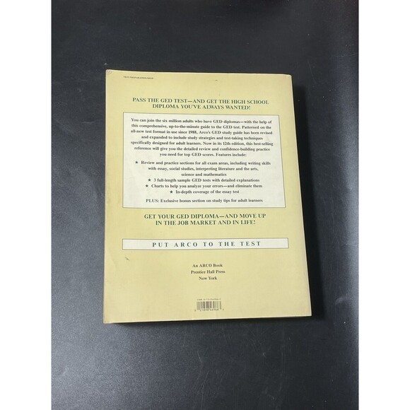 GED High school Equivalency Examination By ARCO Book Education - Picture 4 of 4